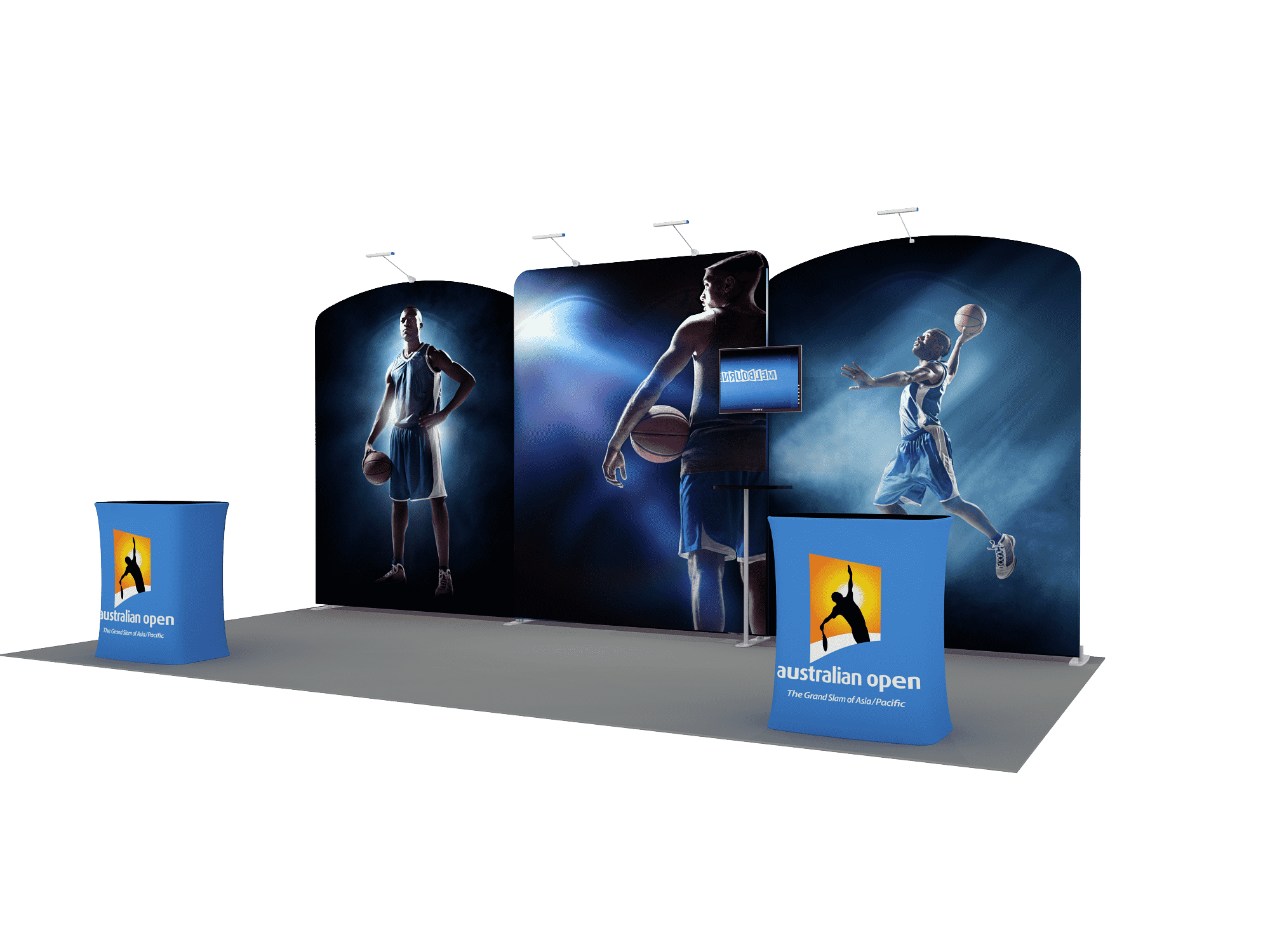 Portable exhibition display 6m - Model 10