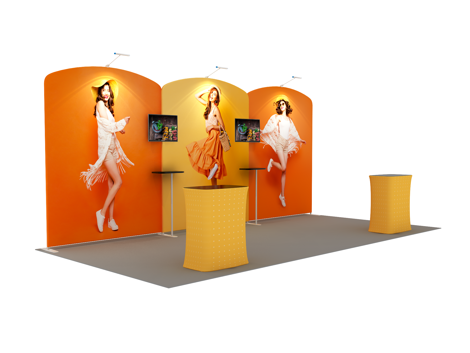 Portable exhibition display 6m - Model 11