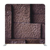 Chiseled Brown Wall Blocks Background Media Wall