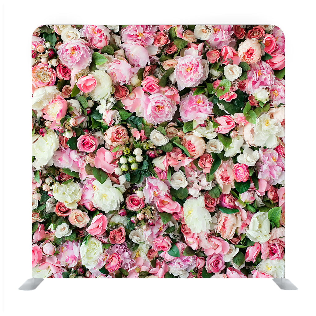 Closeup Image Of Beautiful Flowers Wall Background Media Wall