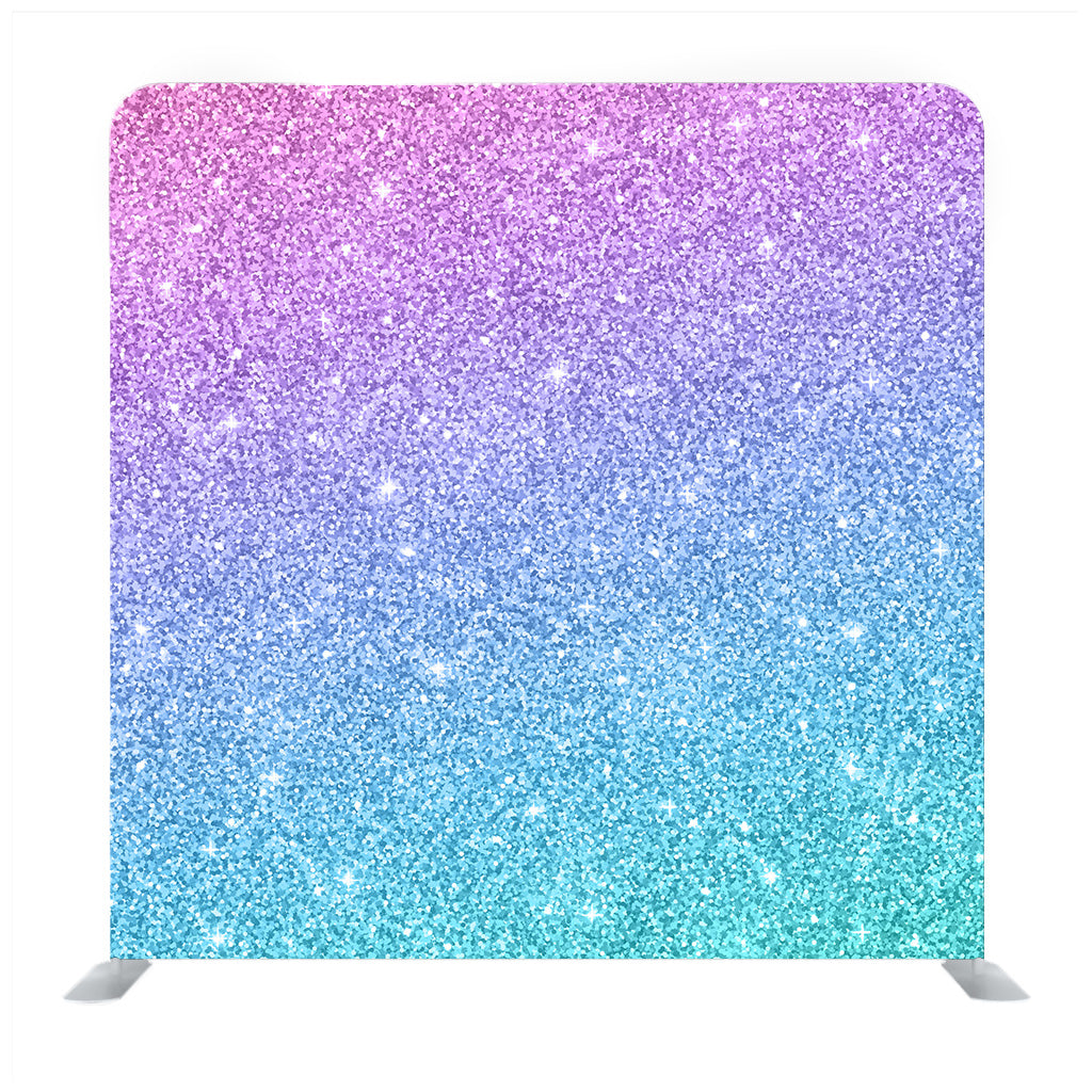 Colorful Glitter Media Wall