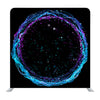 Colorful Blue Circle Frame On Black Background Media Wall