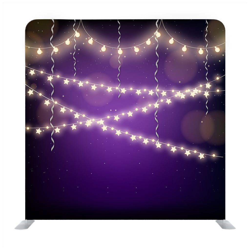 Colorful lights with Confetti Backdrop