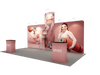 Trade Show Displays - Pop up Backdrop 6m - Model 12