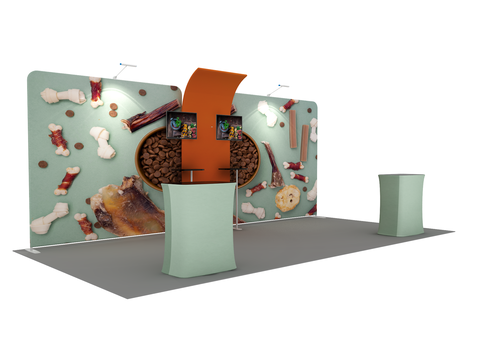 Portable exhibition displays 6m - Model 13
