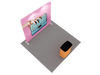 Présentoir d'exposition portable 3m x 3m - Modèle 9
