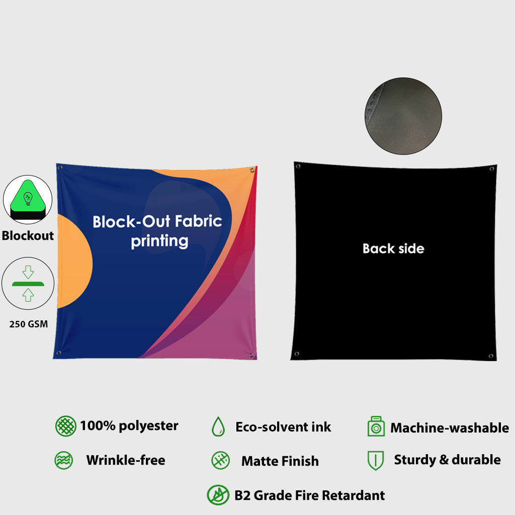 Blockout Fabric Backdrop Print