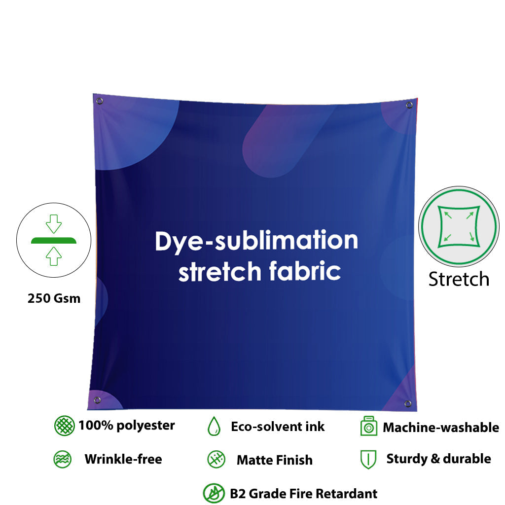 Print on Dye-Sub stretch fabric