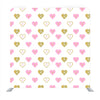 Fine seamless texture of colorful hearts Backdrop