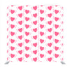Flying heart pattern with white Backdrop