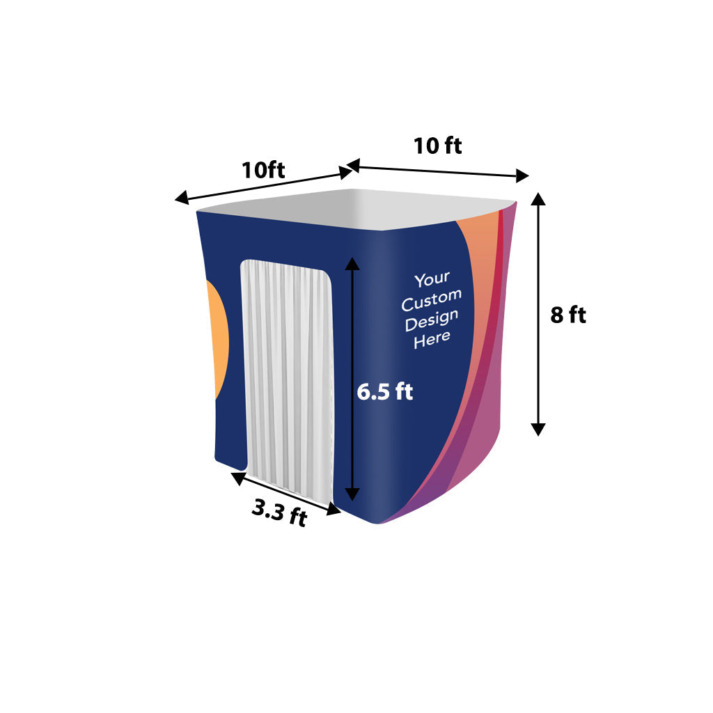Cubic tent - Semi-door photobooth