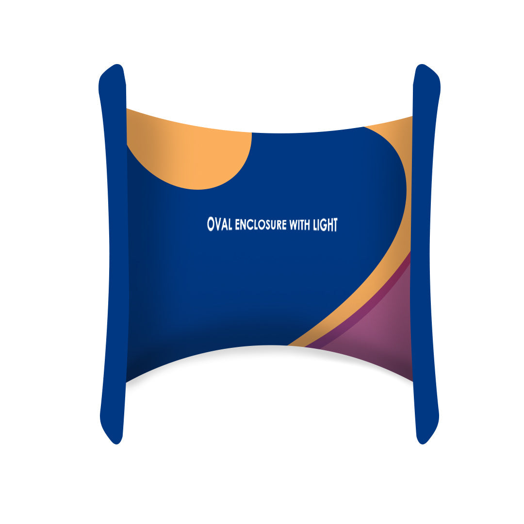 Wide oval door speaker