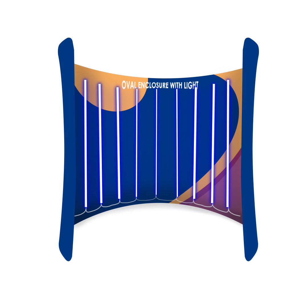 Wide oval door speaker