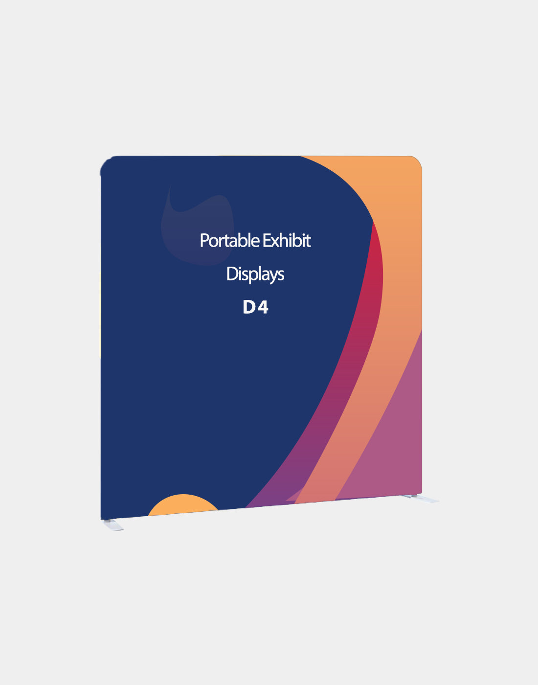 Présentoir d'exposition portable - Incliné