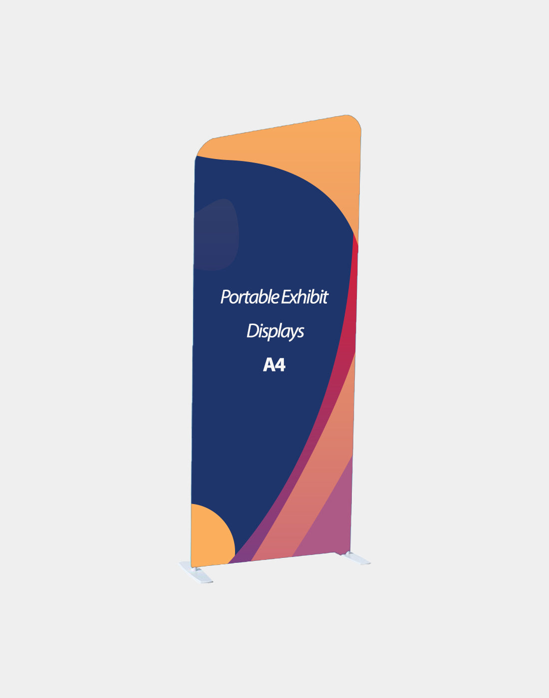Présentoir d'exposition portable - Incliné