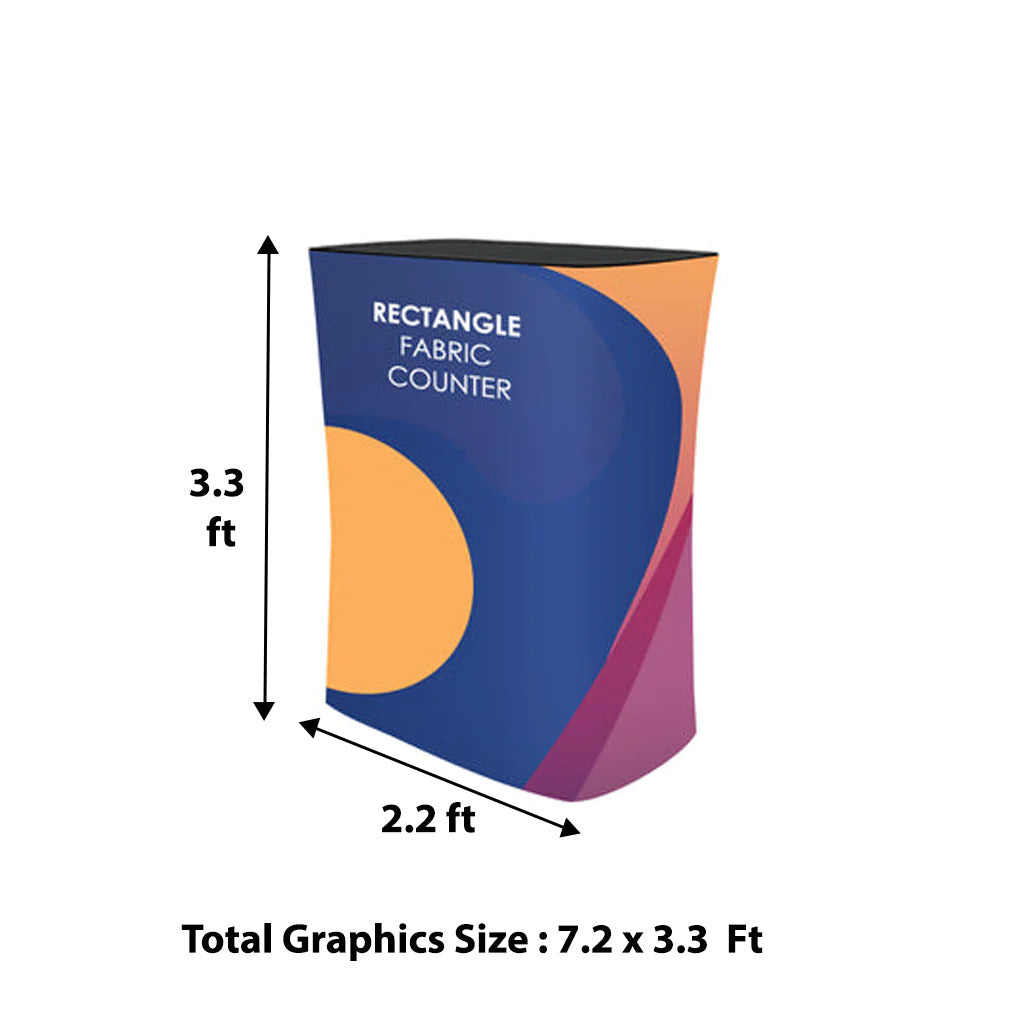 10ft Trade Show Display - Straight Popup