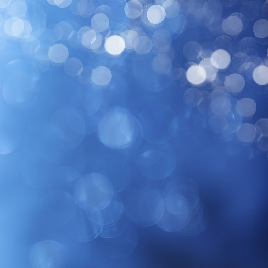 Blue Lights Bokeh Backdrop