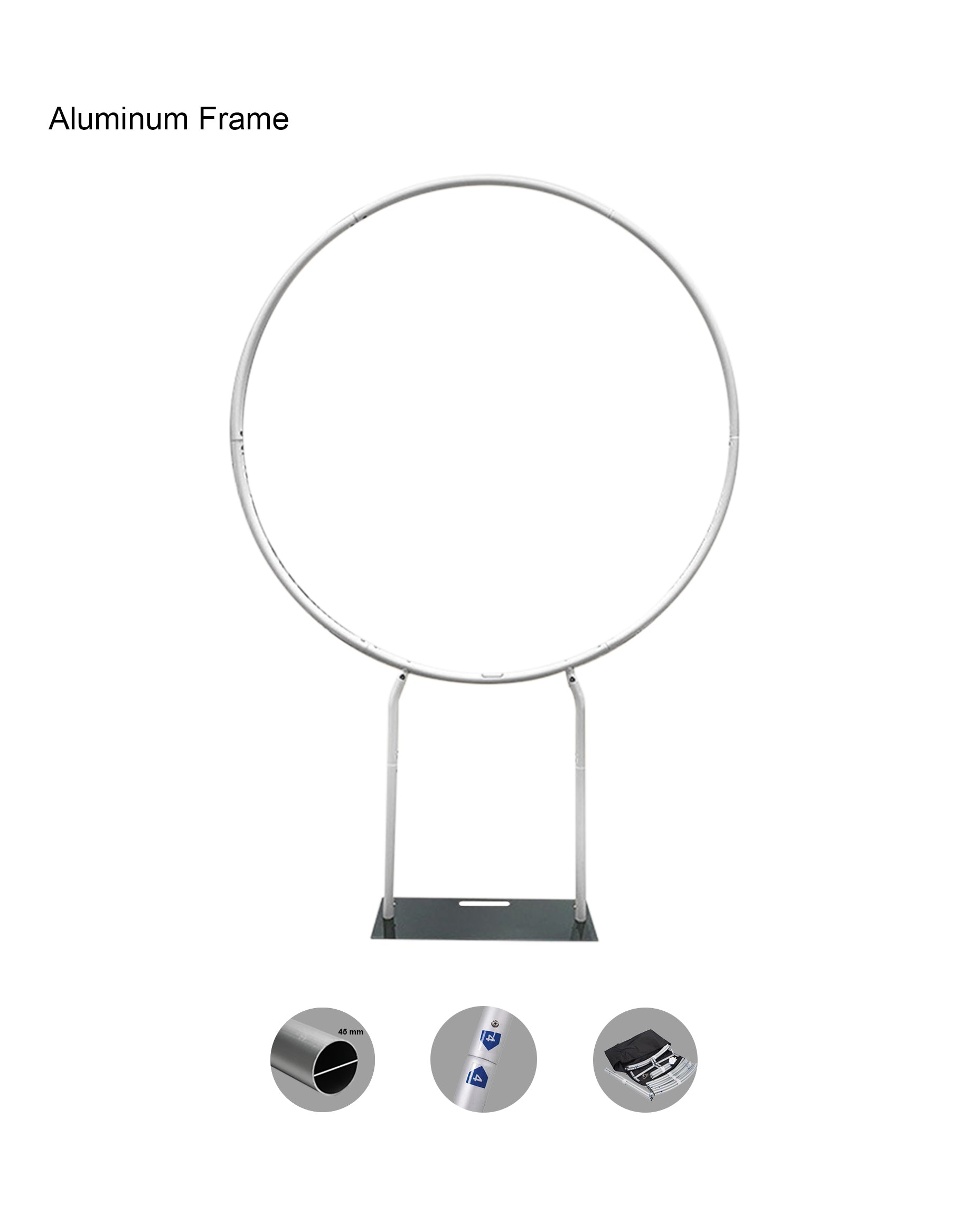 Round Frame High Leg Stand