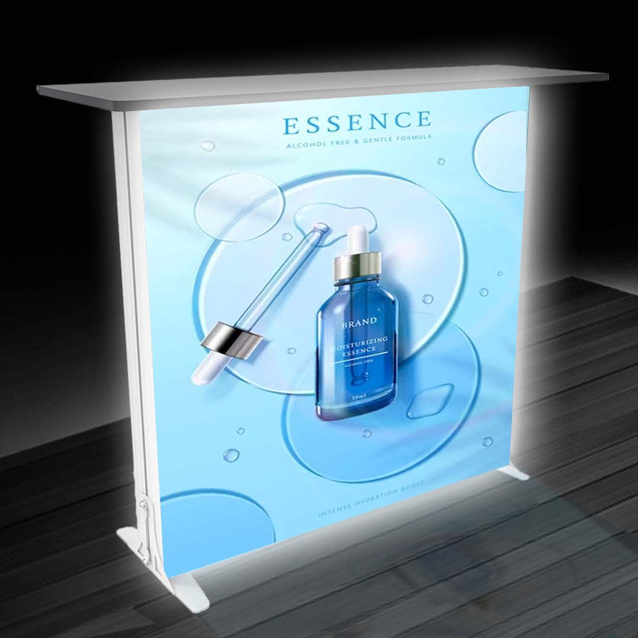 SEG Light Box Display Counter - 1m H