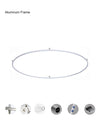 Bannière suspendue Sky Tube Ellipse - Face cachée