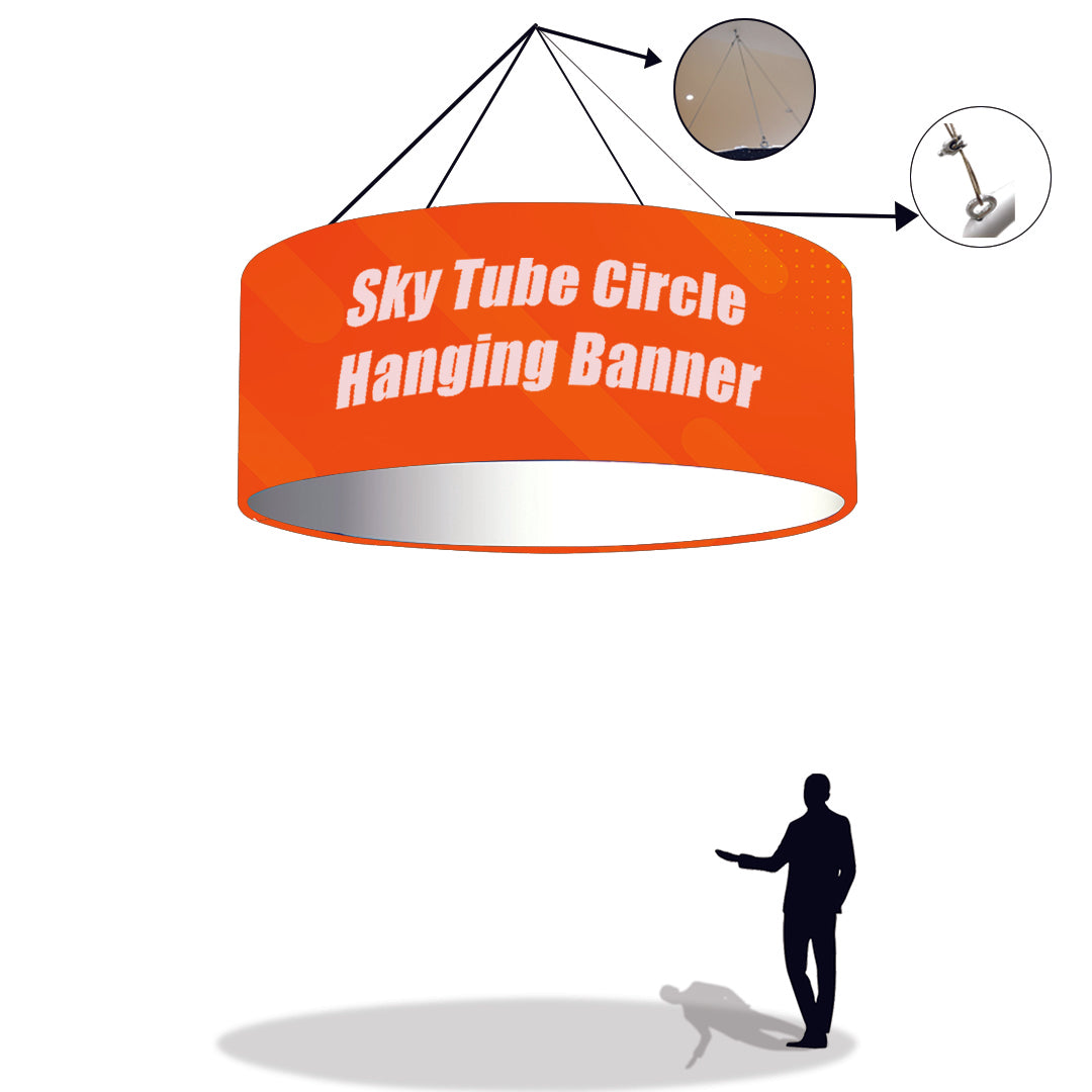 Bannière suspendue Sky Tube Circle