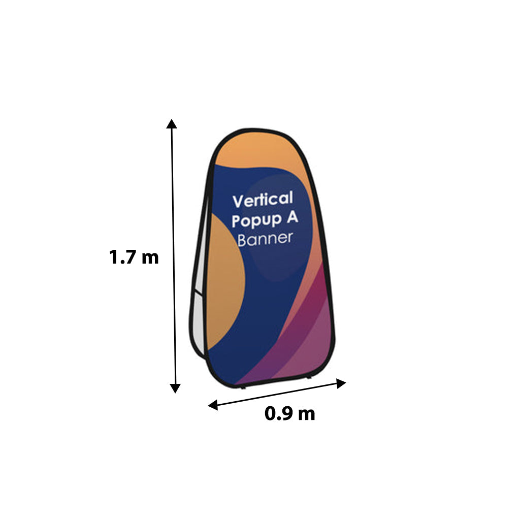 Bannière pop-up verticale (impression double face)