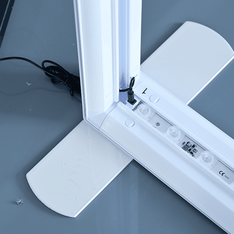 SEG Light Box Display Counter - 1m H