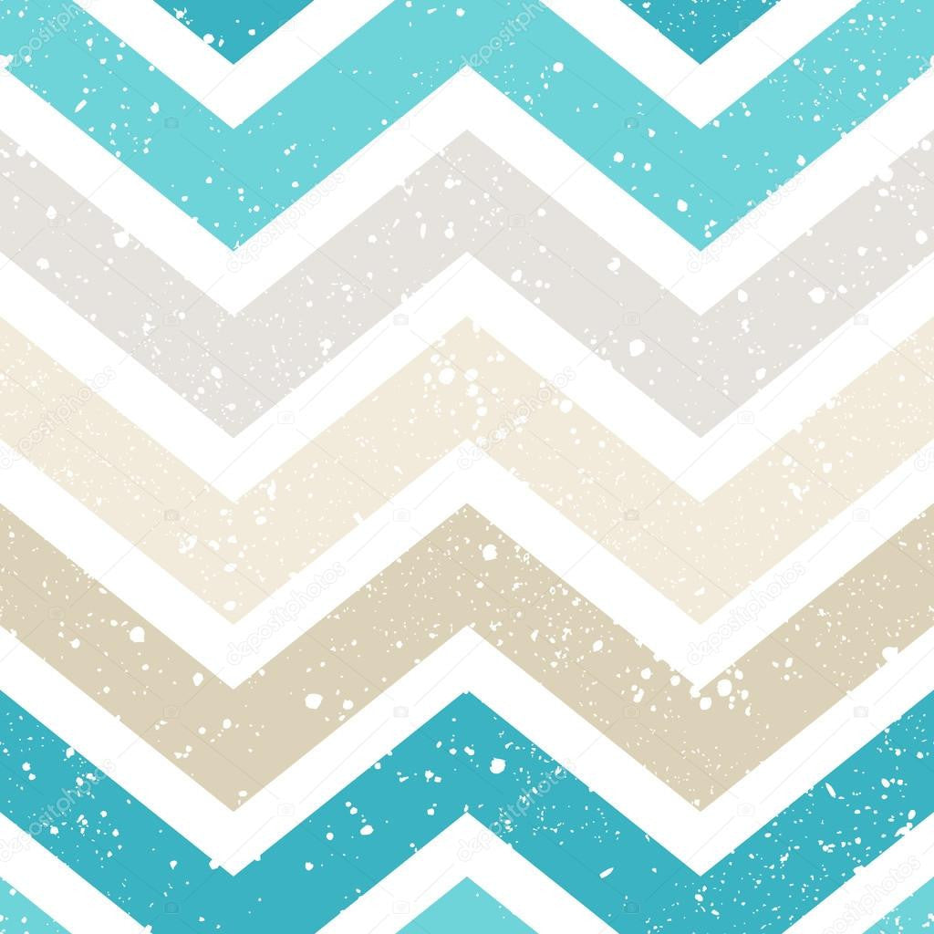 Blue and Brown Chevron Print Photography Backdrop