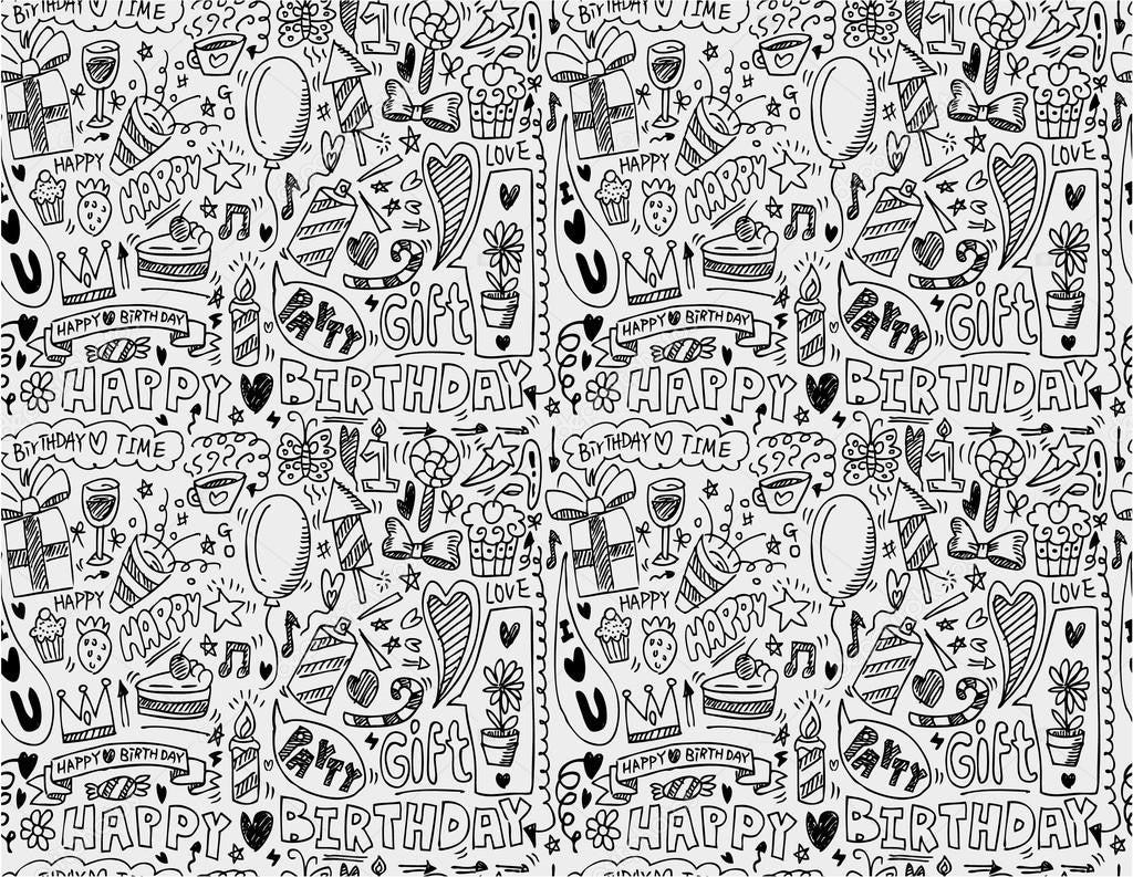 Conceptual Element Pattern Birthday Print Photography Backdrop