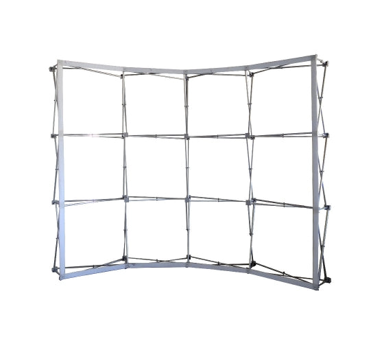 10ft Trade Show Display - Curved Popup