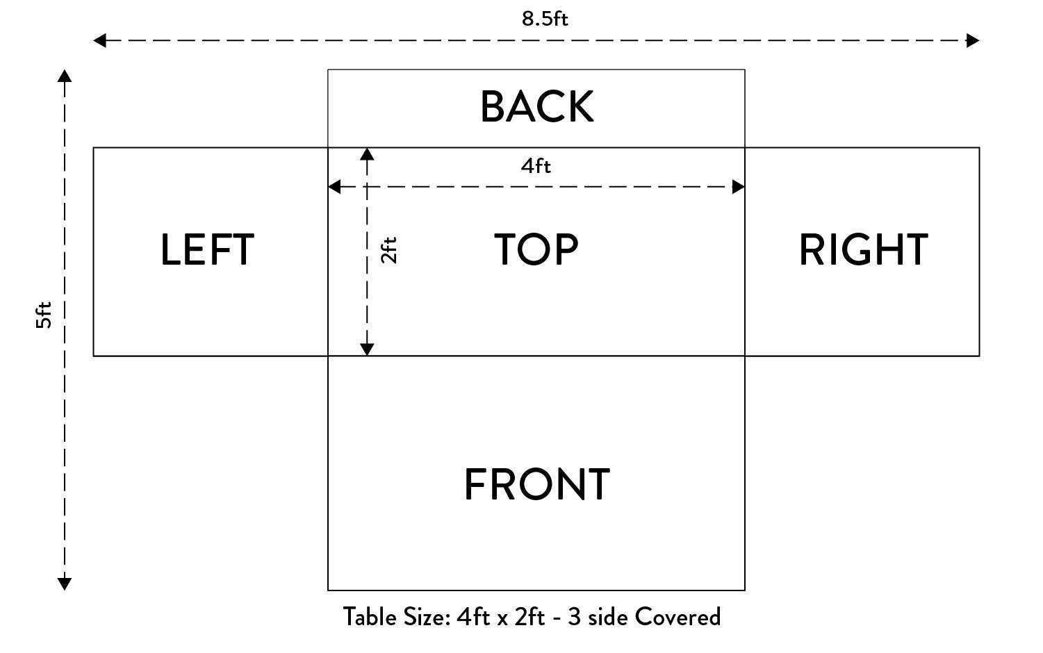 Couvertures de table étirées