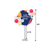 Aluminum Balloon Stand / Question Mark Balloon Stand