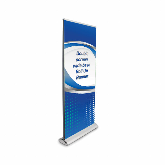 Double Screen Wide Base Roll Up Banner