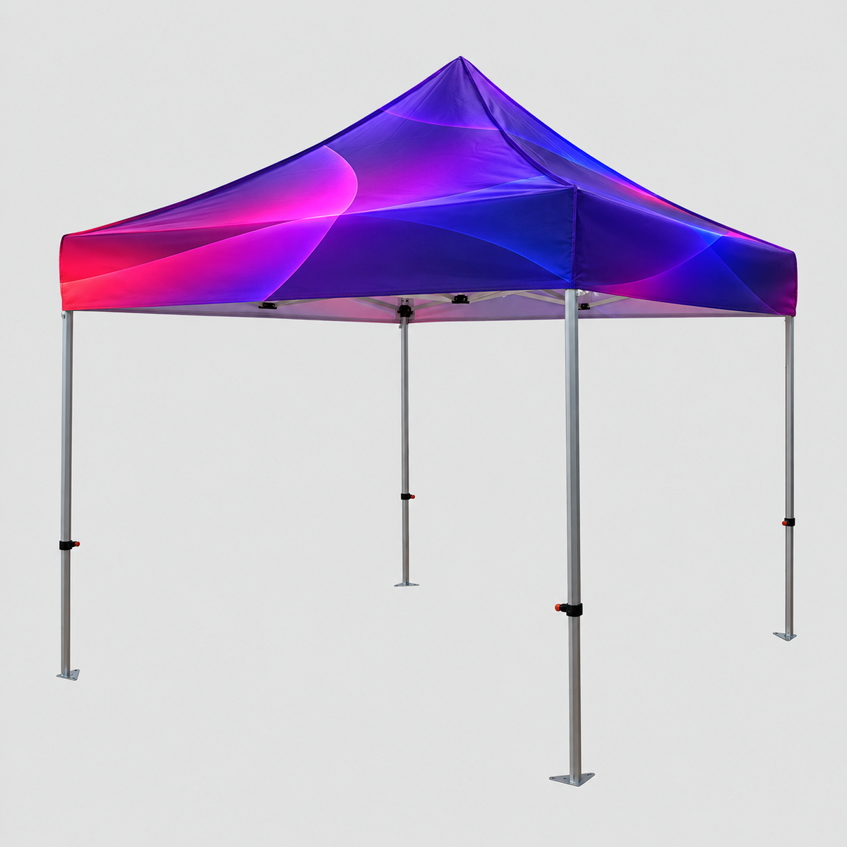 Tente publicitaire pliante – 2,4 m x 2,4 m