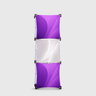 1 x 3 Fabric GeoMetrix Pop Up Grid Display