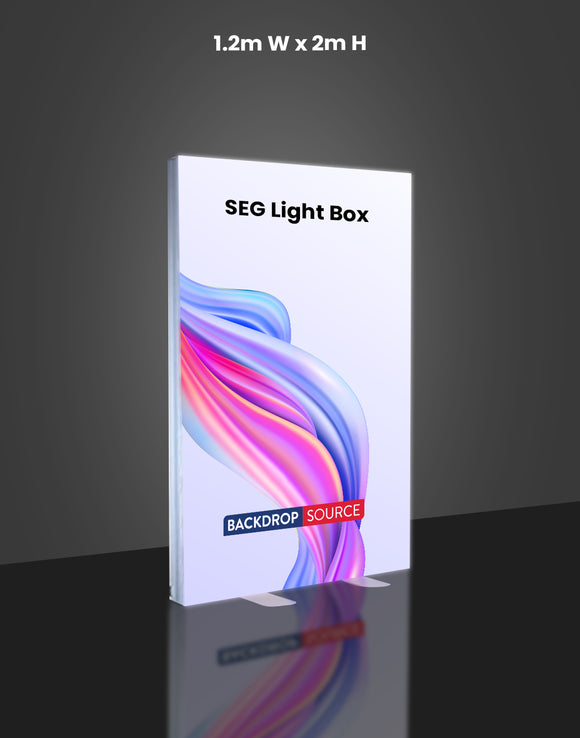 SEG Boîte à lumière LED en tissu - 1.2m x 2m