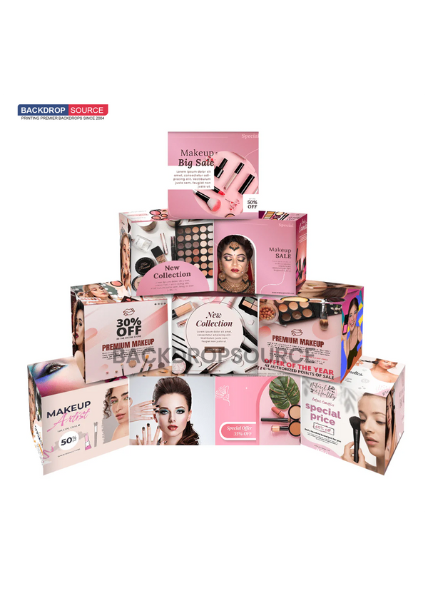 10 kits de présentoirs en tissu extensible pour présentation de produits