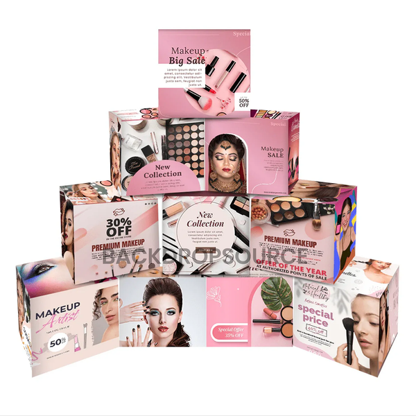 10 kits de présentoirs en tissu extensible pour présentation de produits