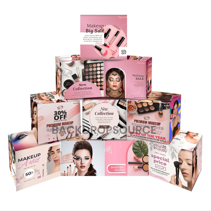 10 kits de présentoirs en tissu extensible pour présentation de produits