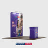 3x3m Straight Exhibit Pro 3-in-1 Display Kit with Hard Podium Case