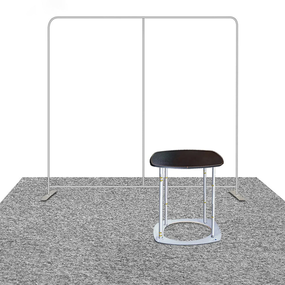 Kit d'exposition droit 3x3m Exhibit Pro 3-en-1 avec éclairage Illume