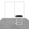 Kit d'exposition droit 3x3m Exhibit Pro 3-en-1 avec éclairage Illume