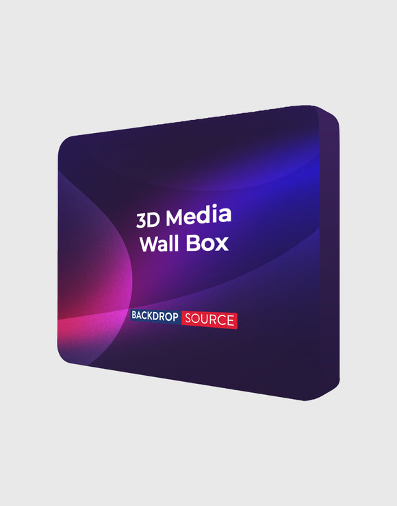 3D Wall Box Tension Fabric Rack Display