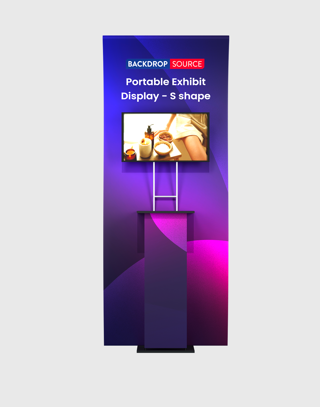 Portable Exhibition Display - S Shape