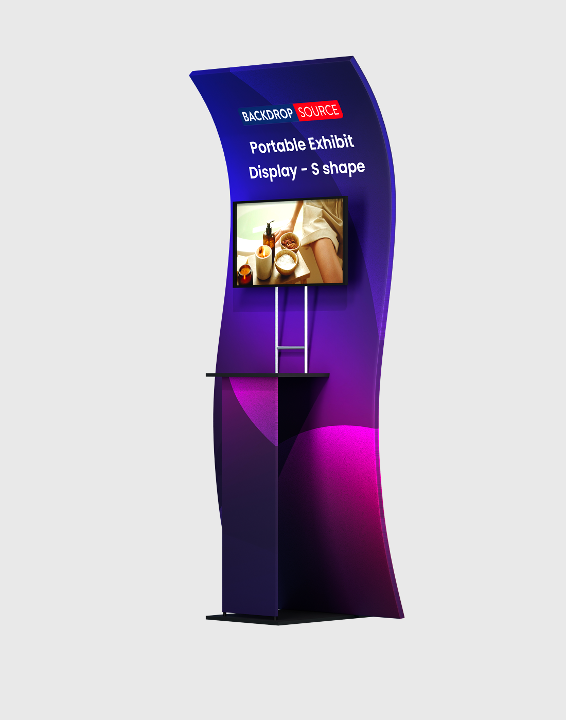 Portable Exhibition Display - S Shape