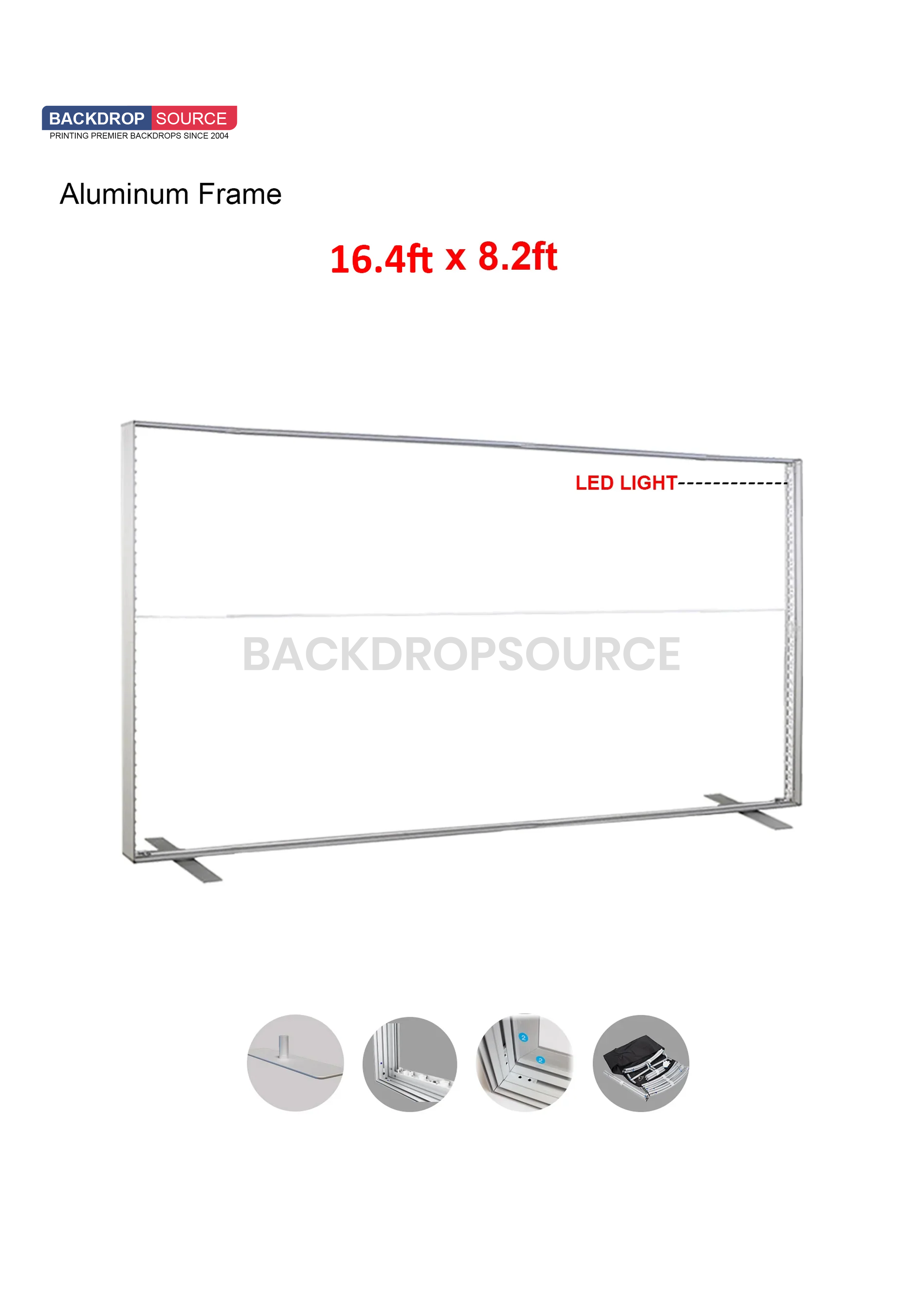 SEG Fabric LED Backlit Light Box - 5m x 2.5m