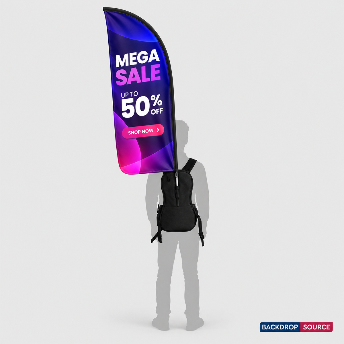 Drapeaux de sac à dos personnalisés