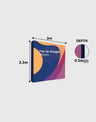 Kit d'exposition pliable droit 3 m x 3 m Pro 3-en-1 avec éclairage Illume