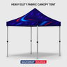 Gazebos en toile résistante – (2 m L x 3 m H)
