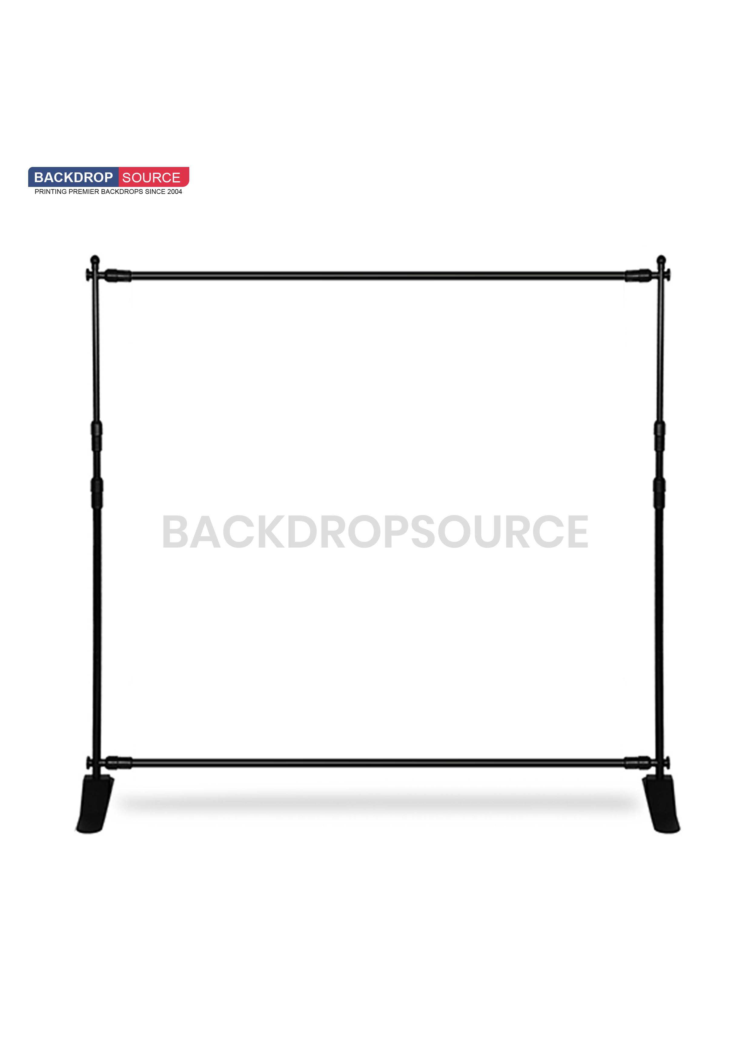 Fabric Backdrop Media Wall With Adjustable Stand